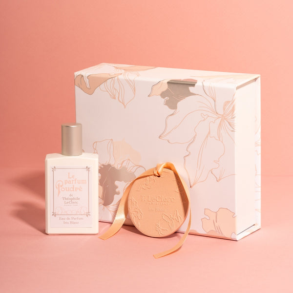 T. Leclerc Coffret Parfum Et Céramique - Iris Blanc