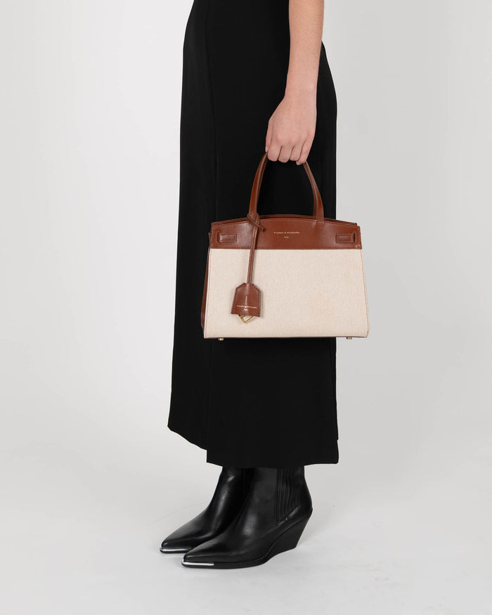 tammy and benjamin MADISON - Brun et toile - BRUN ET TOILE