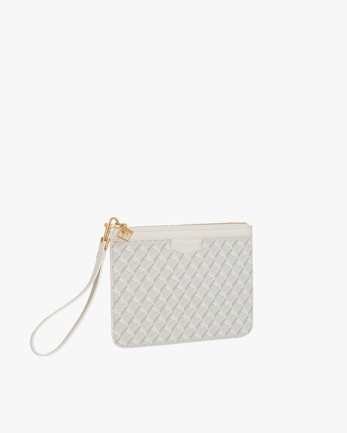 Tammy And Benjamin POCHETTE PM MONOGRAM - BLANC IVOIRE