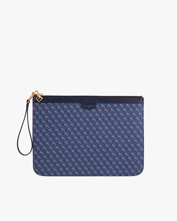 tammy and benjamin POCHETTE GM MONOGRAM - BLEU