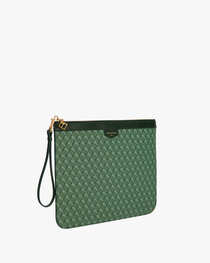 Tammy And Benjamin POCHETTE GM MONOGRAM - VERT