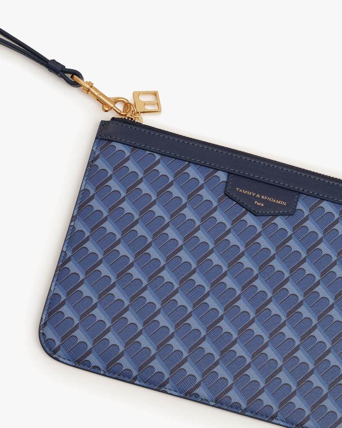 Tammy And Benjamin POCHETTE PM MONOGRAM - BLEU