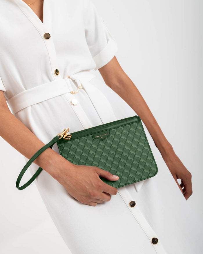 Tammy And Benjamin POCHETTE PM MONOGRAM - VERT