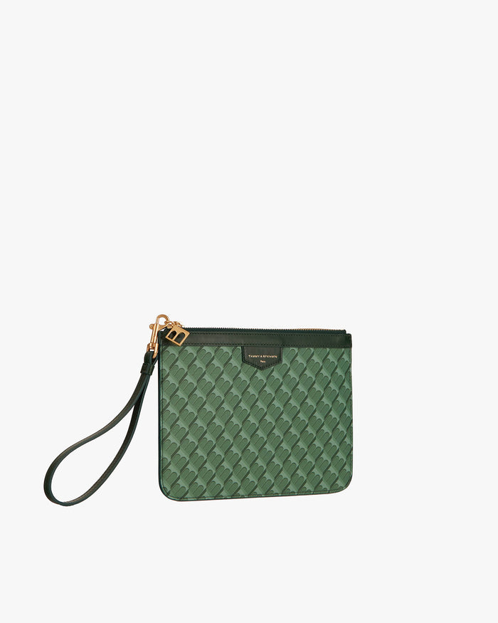 Tammy And Benjamin POCHETTE PM MONOGRAM - VERT