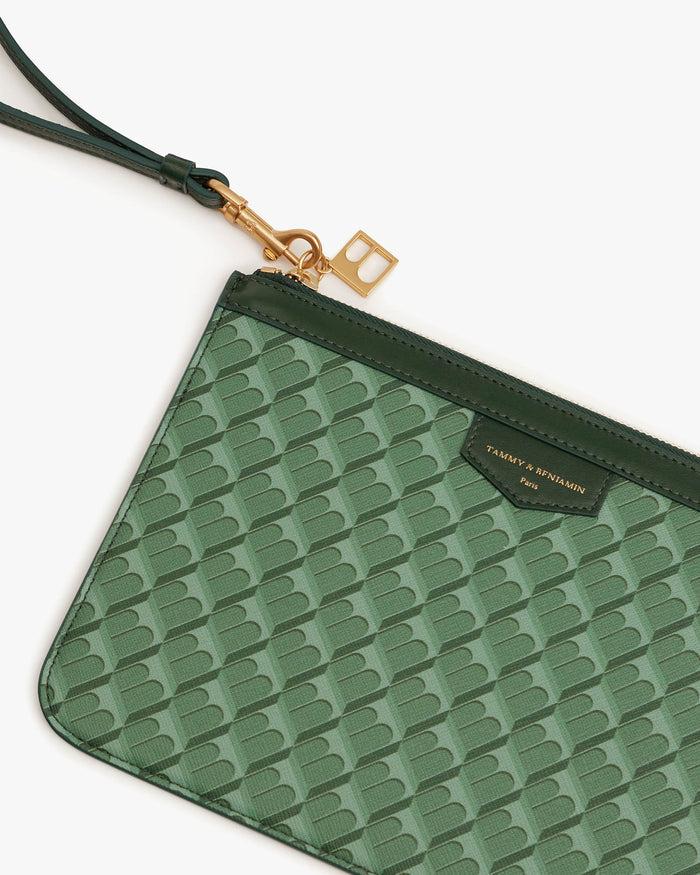 Tammy And Benjamin POCHETTE PM MONOGRAM - VERT