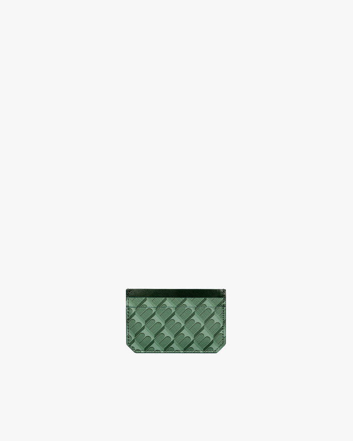 tammy and benjamin PORTE-CARTES MONOGRAM - VERT