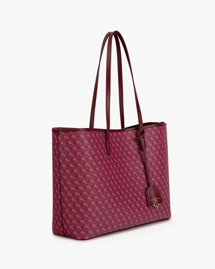 Tammy And Benjamin TOTE MONOGRAM - BORDEAUX
