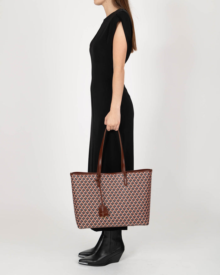 Tammy And Benjamin TOTE MONOGRAM - BRUN