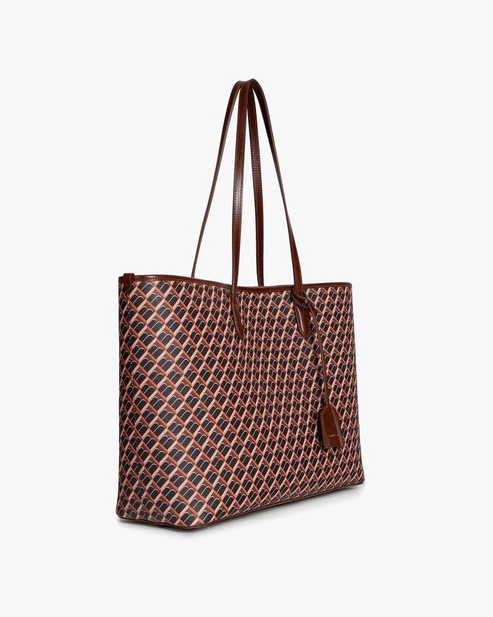 Tammy And Benjamin TOTE MONOGRAM - BRUN
