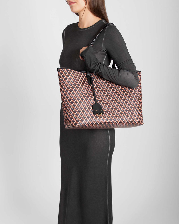 Tammy And Benjamin TOTE MONOGRAM - BRUN ET NOIR