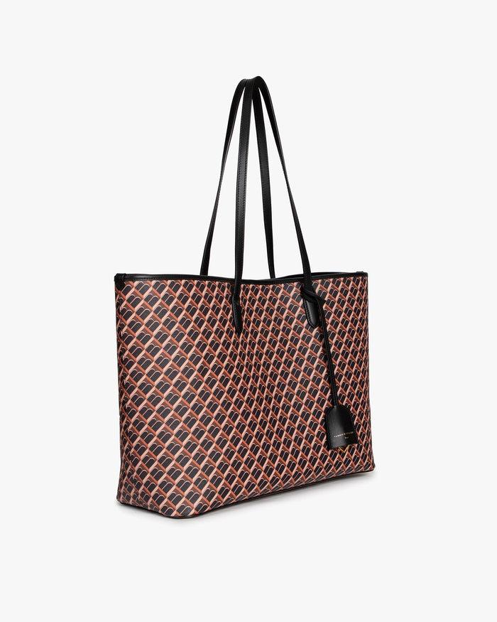 Tammy And Benjamin TOTE MONOGRAM - BRUN ET NOIR