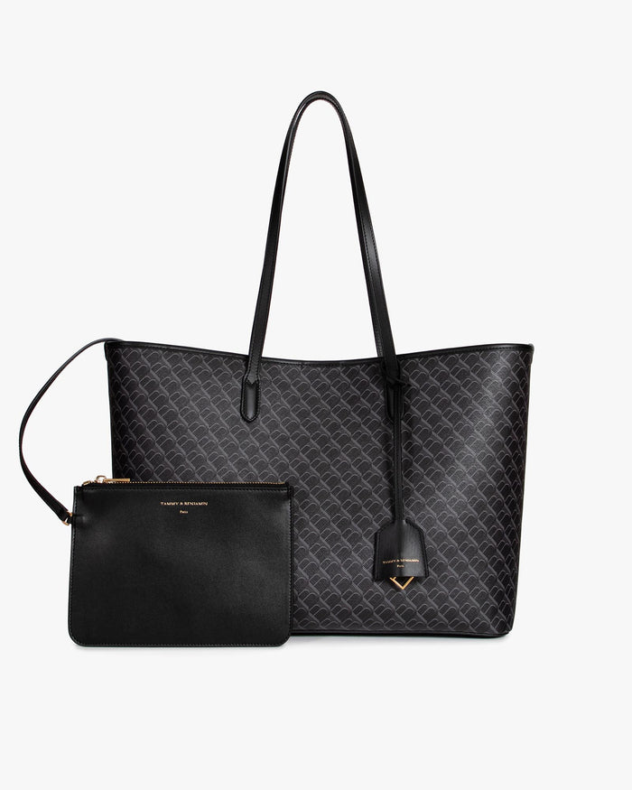Tammy And Benjamin TOTE MONOGRAM - NOIR