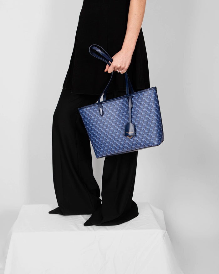 Tammy And Benjamin TOTE MONOGRAM PM - BLEU