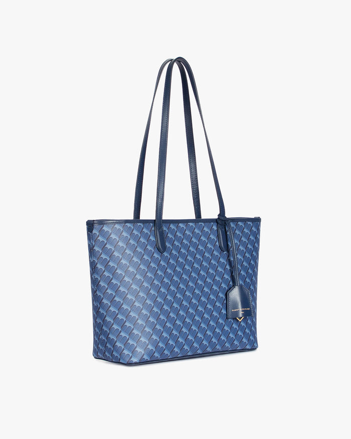 Tammy And Benjamin TOTE MONOGRAM PM - BLEU