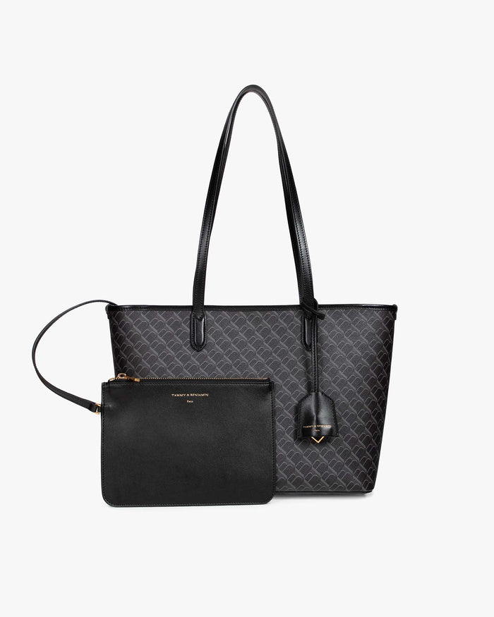 Tammy And Benjamin TOTE MONOGRAM PM - NOIR MONOGRAM