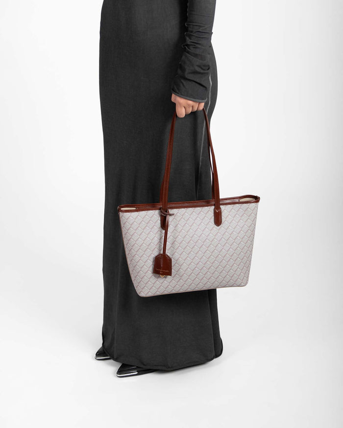 Tammy And Benjamin TOTE MONOGRAM PM - SABLE MONOGRAM