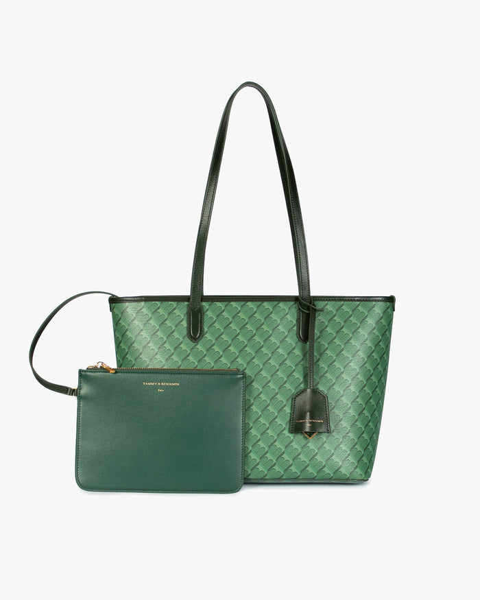 Tammy And Benjamin TOTE MONOGRAM PM - VERT
