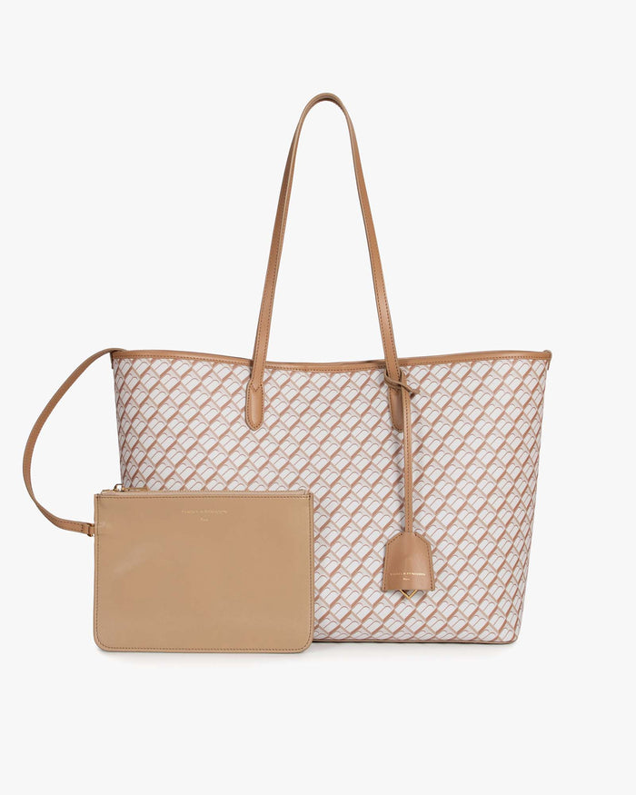 Tammy And Benjamin TOTE MONOGRAM - TAN