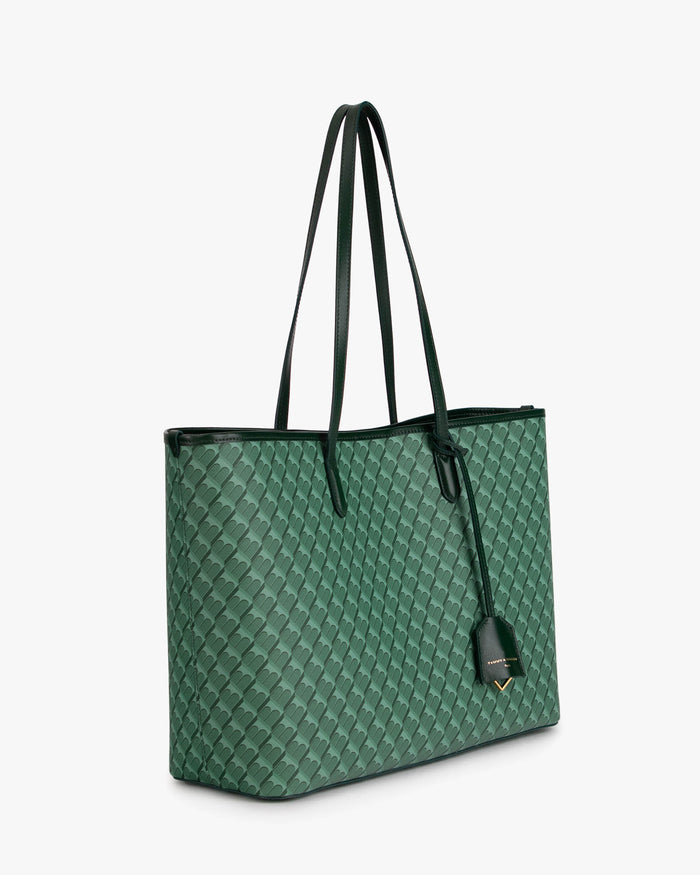 Tammy And Benjamin TOTE MONOGRAM - VERT