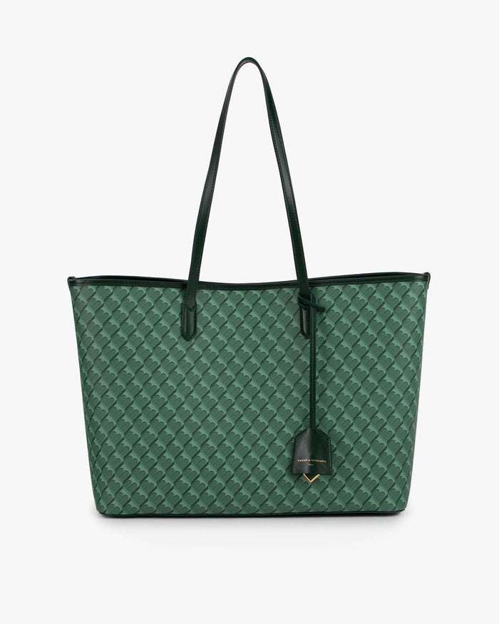 tammy and benjamin TOTE MONOGRAM - VERT