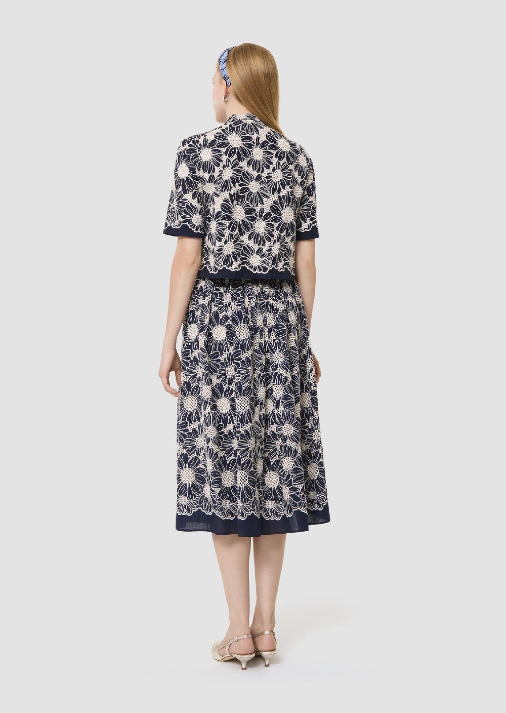 Tara Jarmon Chemise Calistableu Nuit En Broderie Anglaise