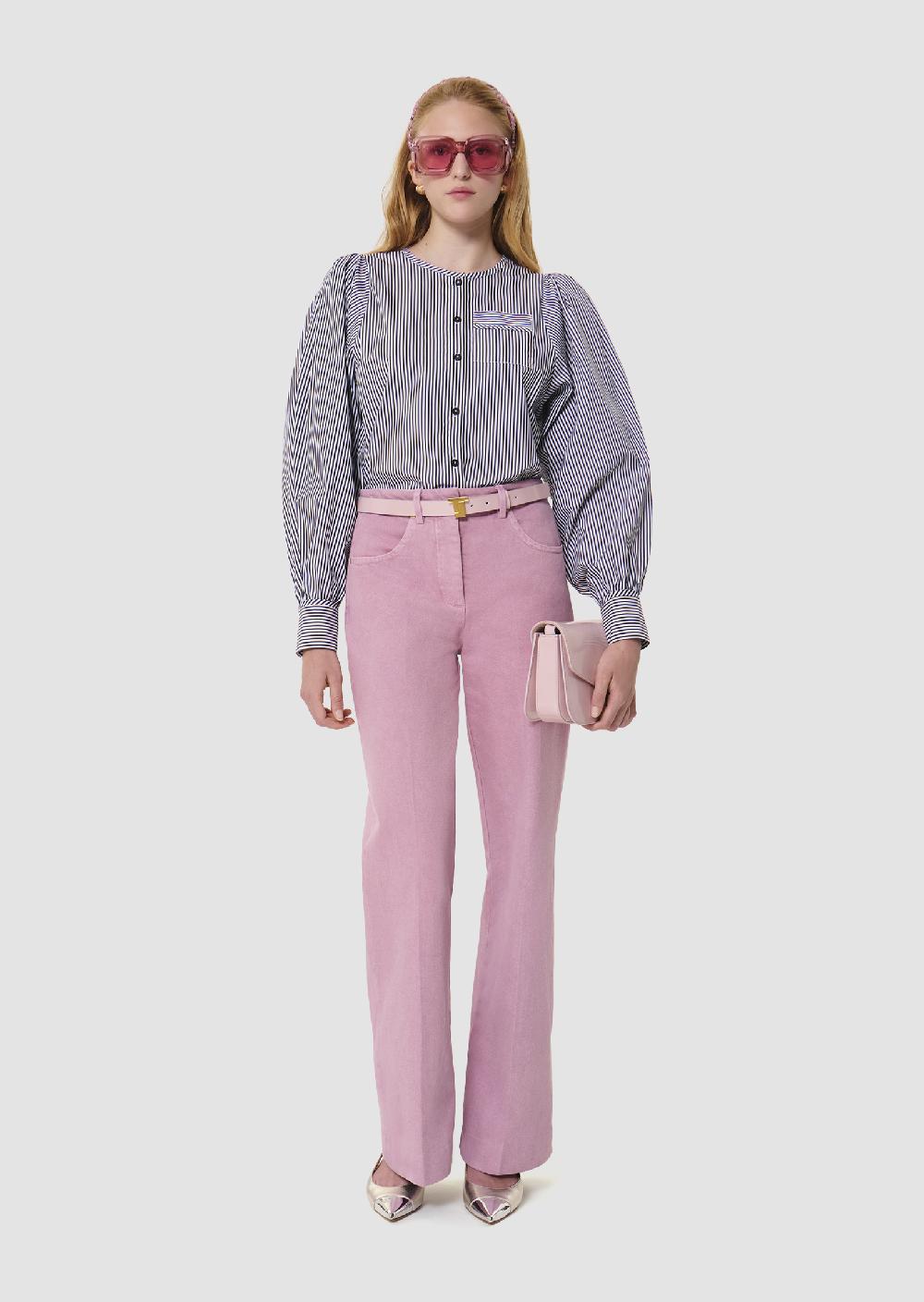 Tara Jarmon Chemise Candeurgrise à Rayures En Popeline