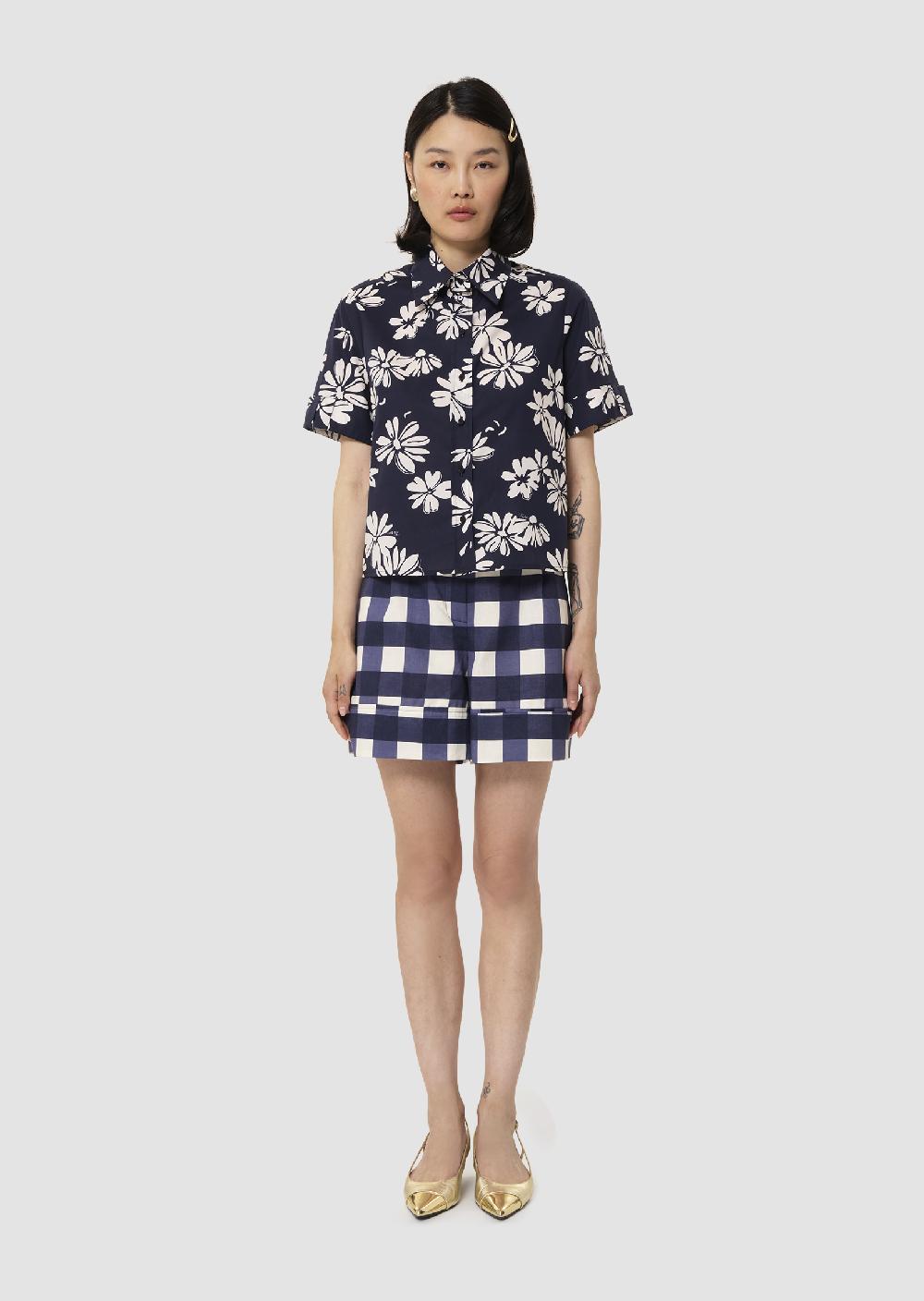 tara jarmon Chemise Charlesbleu nuit imprimée fleuri