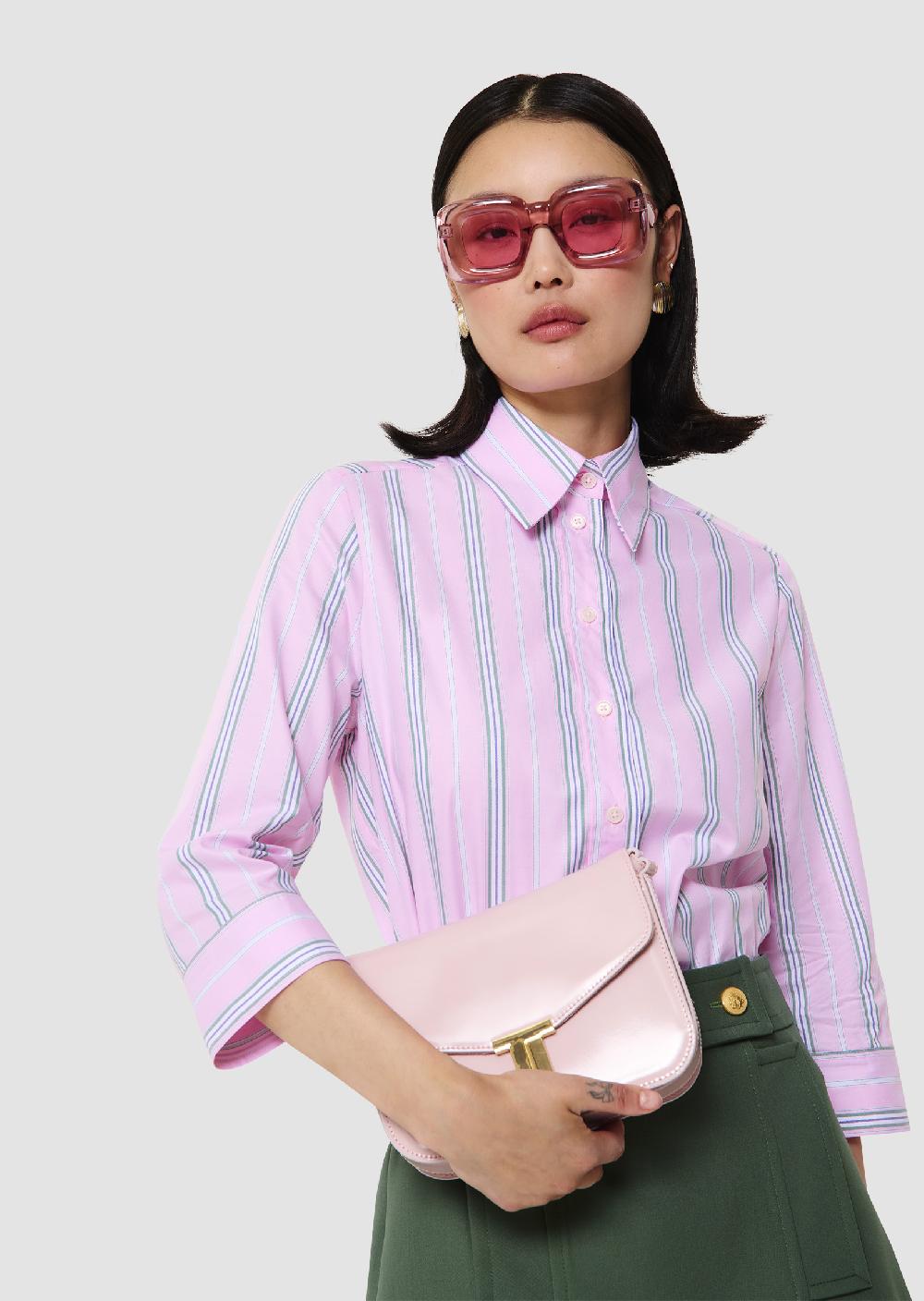 tara jarmon Chemise Charlotrose à rayures en popeline