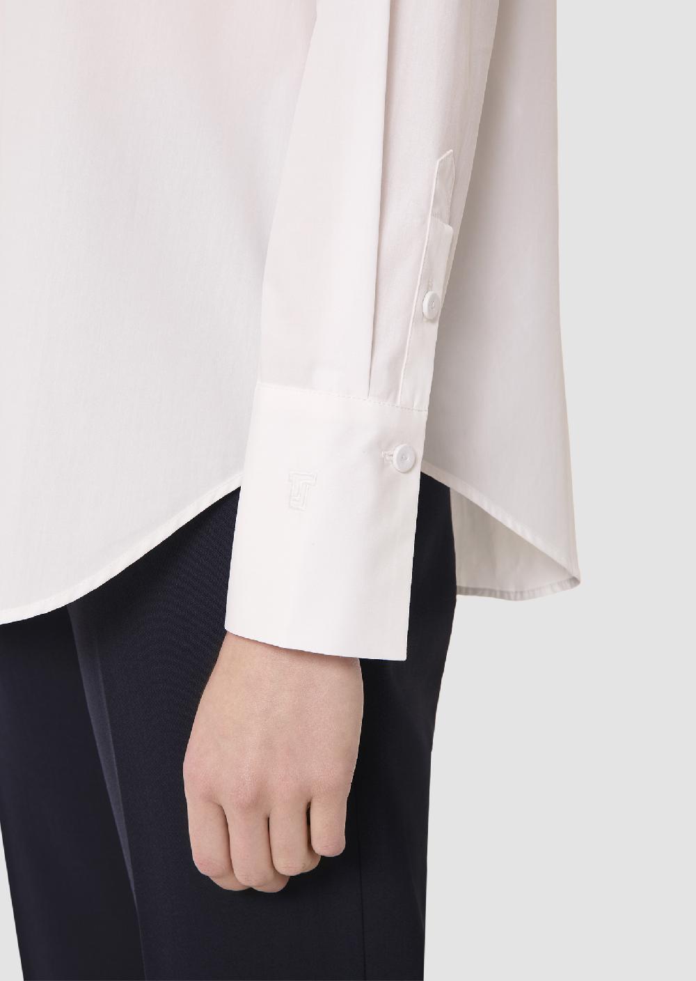 Tara Jarmon Chemise Clarissachemise Blanche En Popeline