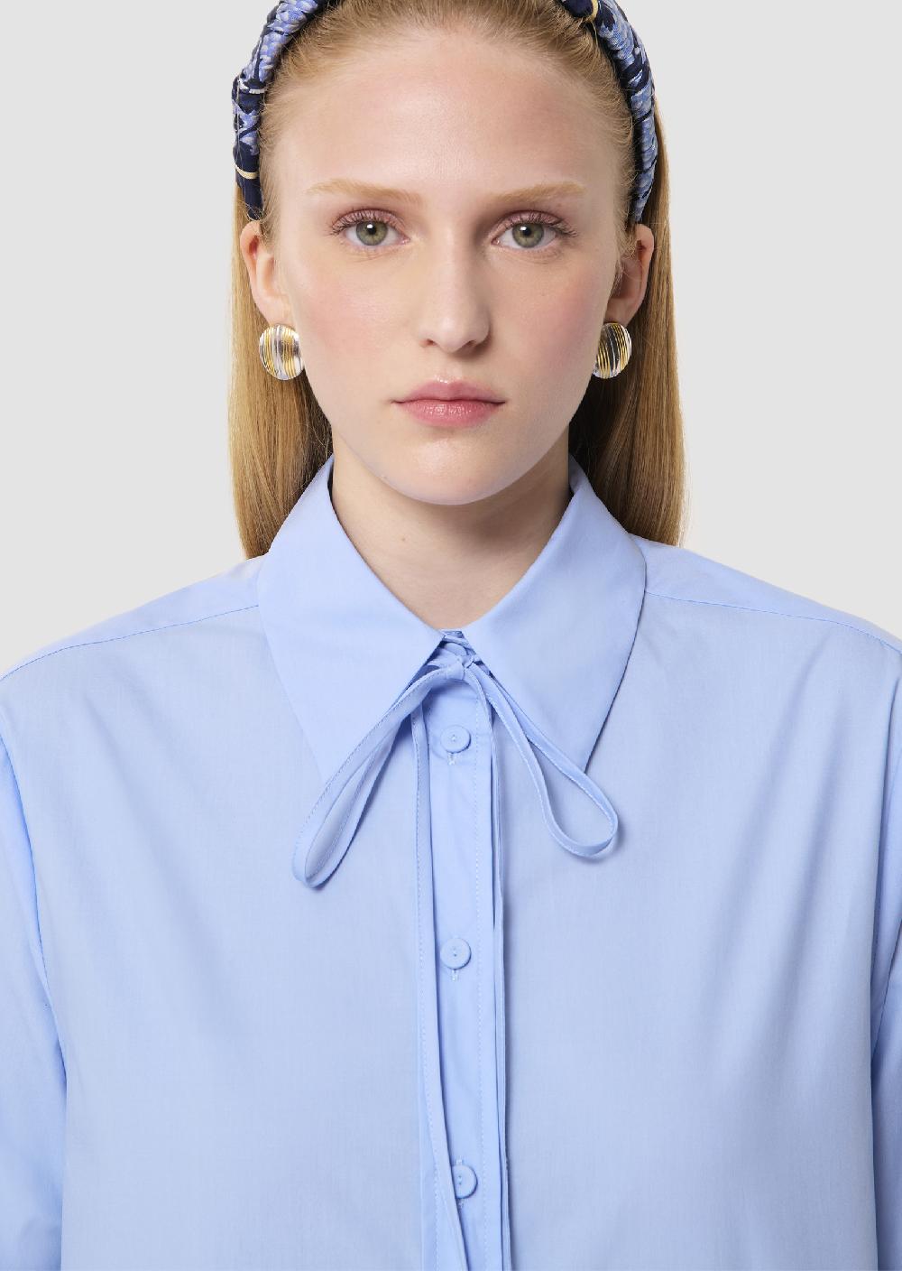 Tara Jarmon Chemise Clarissachemise Bleue En Popeline