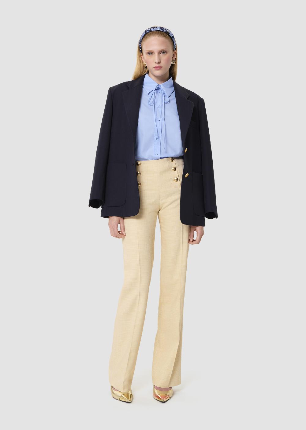 Tara Jarmon Chemise Clarissachemise Bleue En Popeline