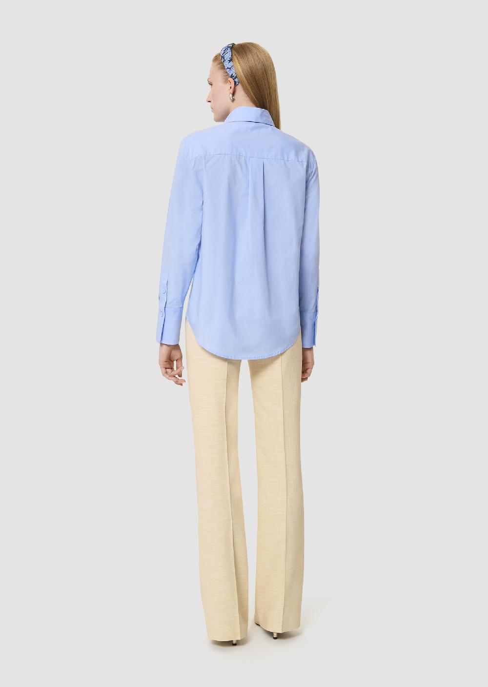 Tara Jarmon Chemise Clarissachemise Bleue En Popeline