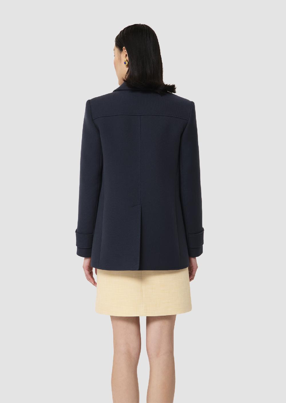 Tara Jarmon Manteau Manniebleu Nuit En Double Coton