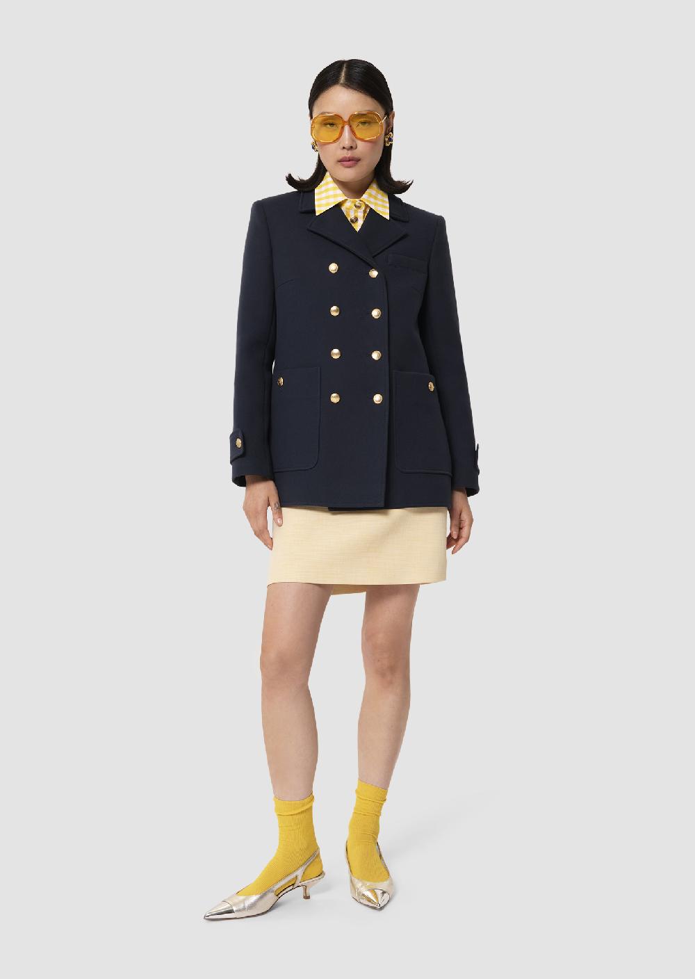 tara jarmon Manteau Manniebleu nuit en double coton