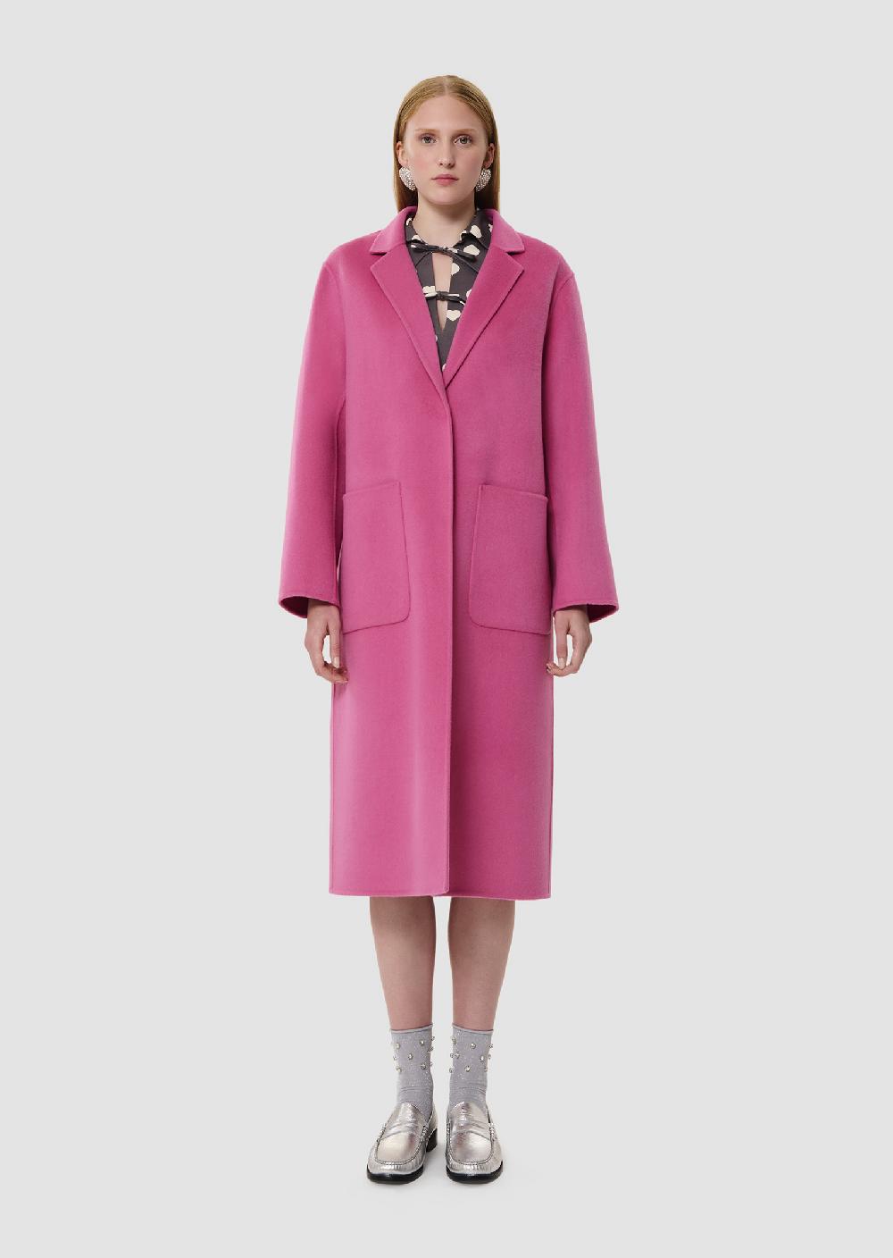 Tara Jarmon Manteau Martinusrose En Laine Double Face