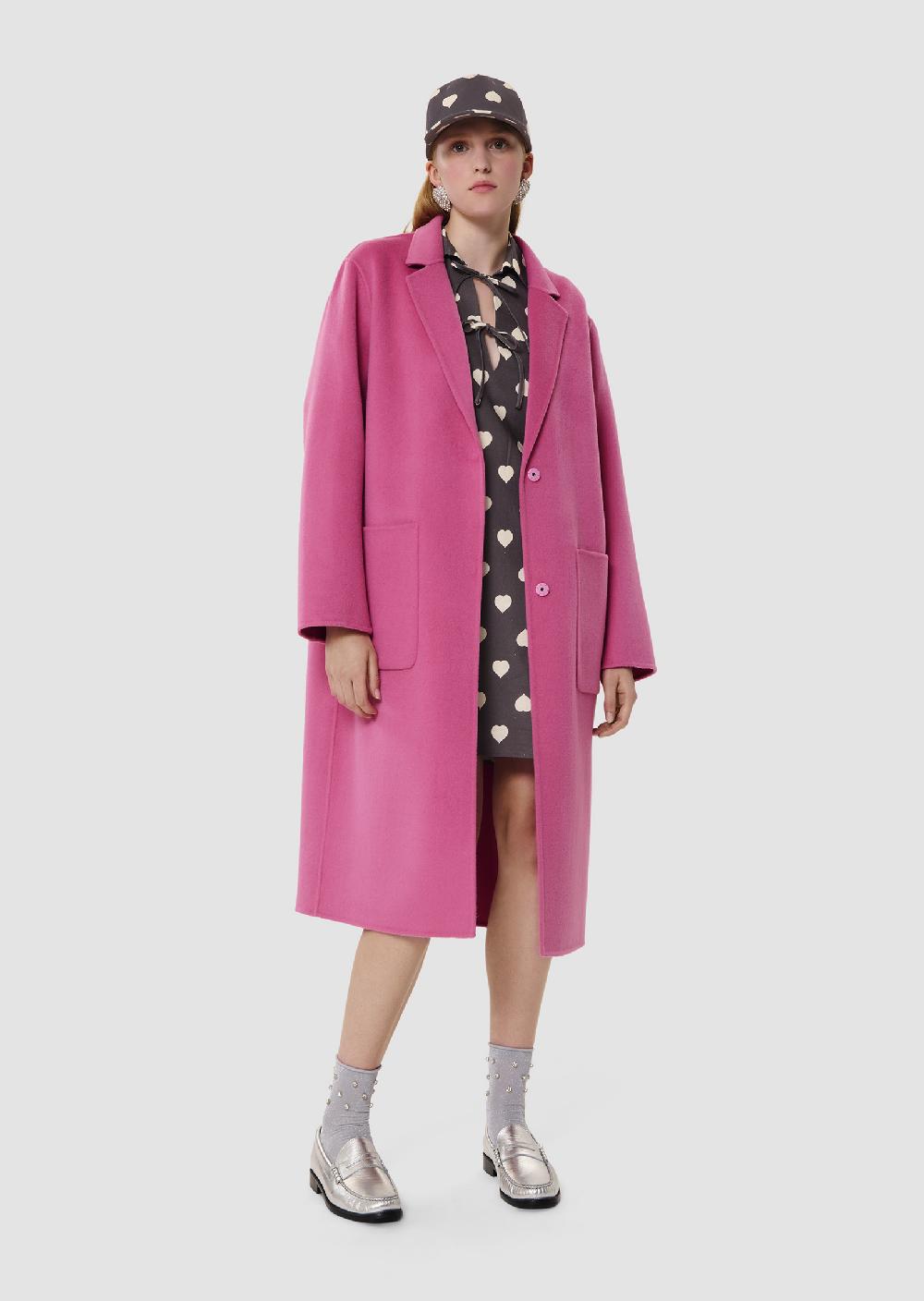 tara jarmon Manteau Martinusrose en laine double face