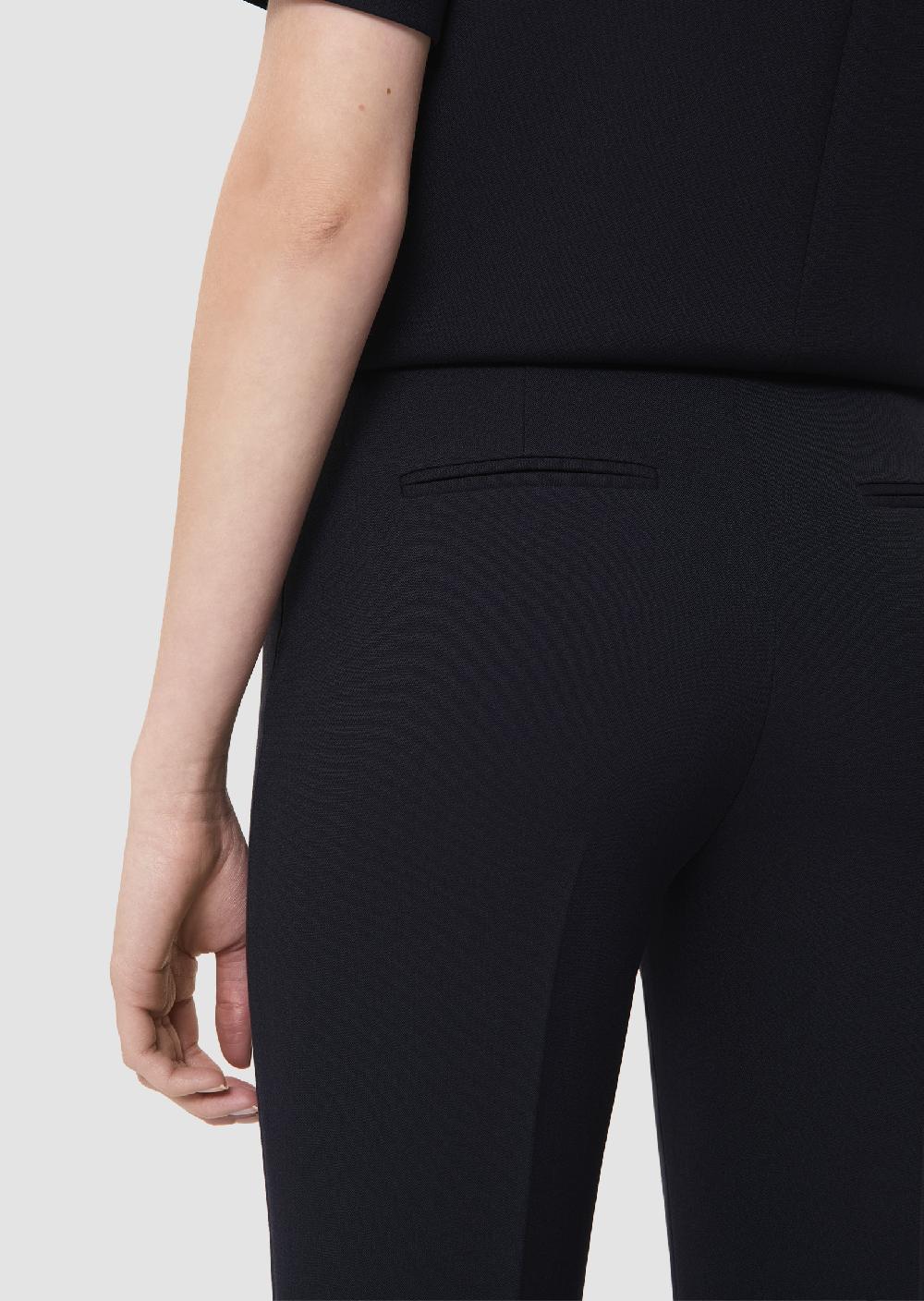 Tara Jarmon Pantalon Papillonbleu Nuit En Toile Double