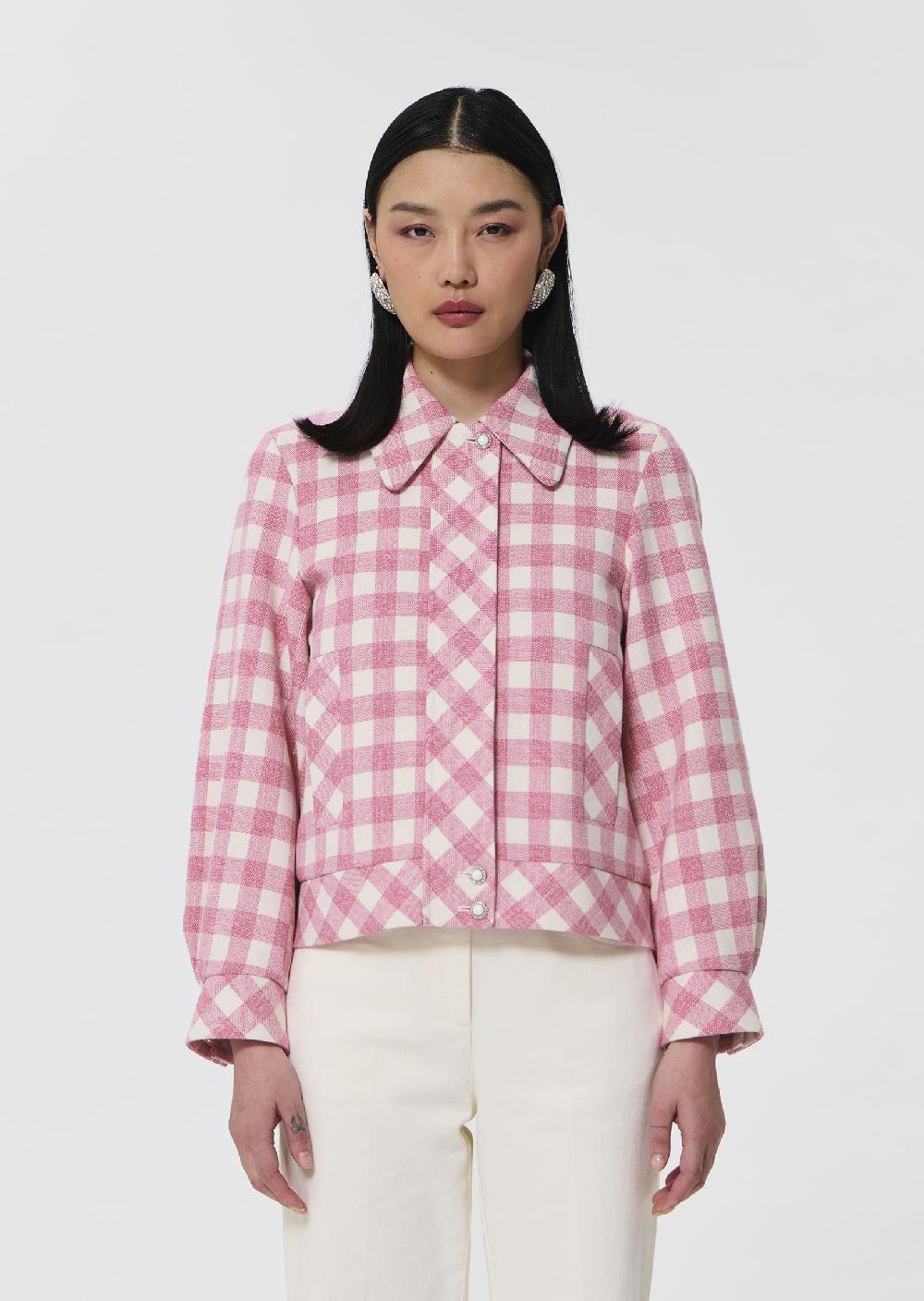 Tara Jarmon Blouson Beatricerose En Vichy