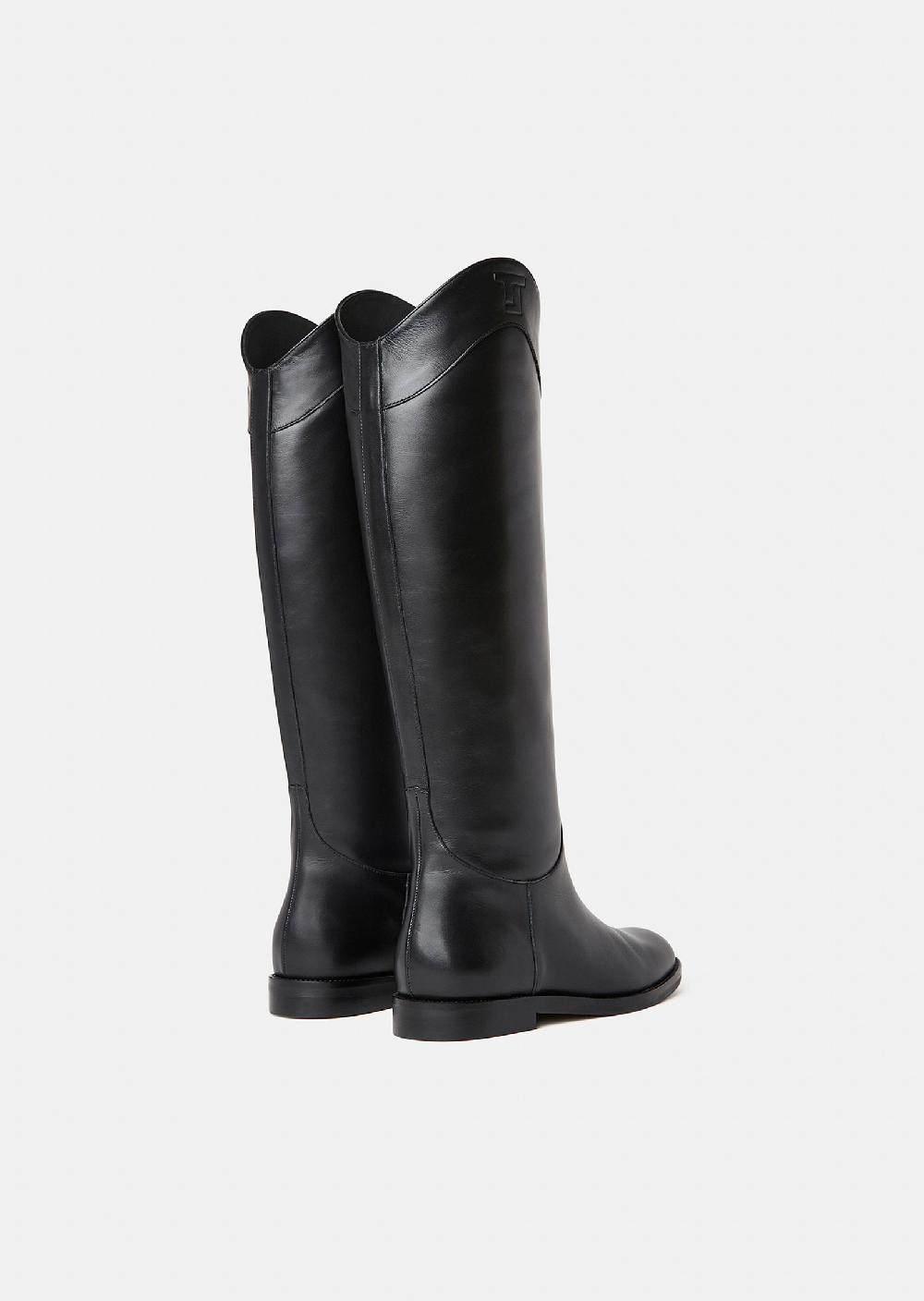 Tara Jarmon Bottes Kayleighnoires En Cuir