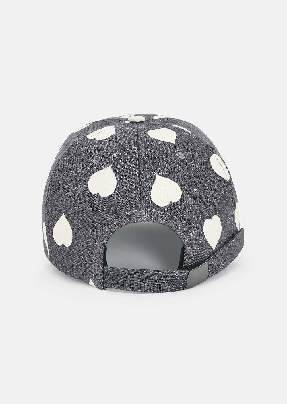 Tara Jarmon Casquette Carolegrise Imprimé Coeurs