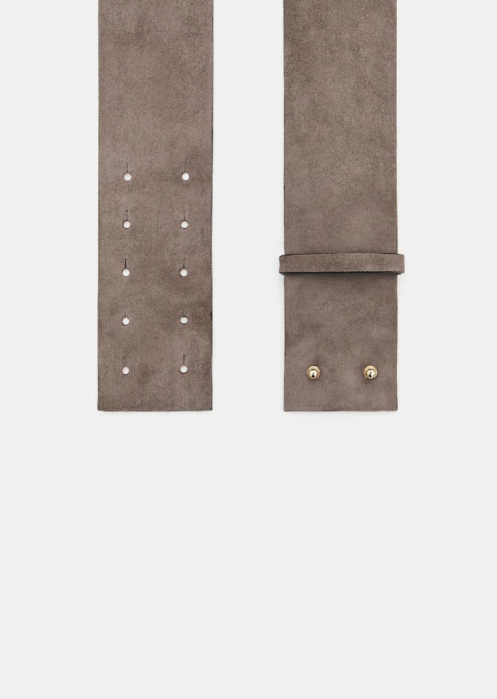 Tara Jarmon Ceinture Laurengrise En Velours