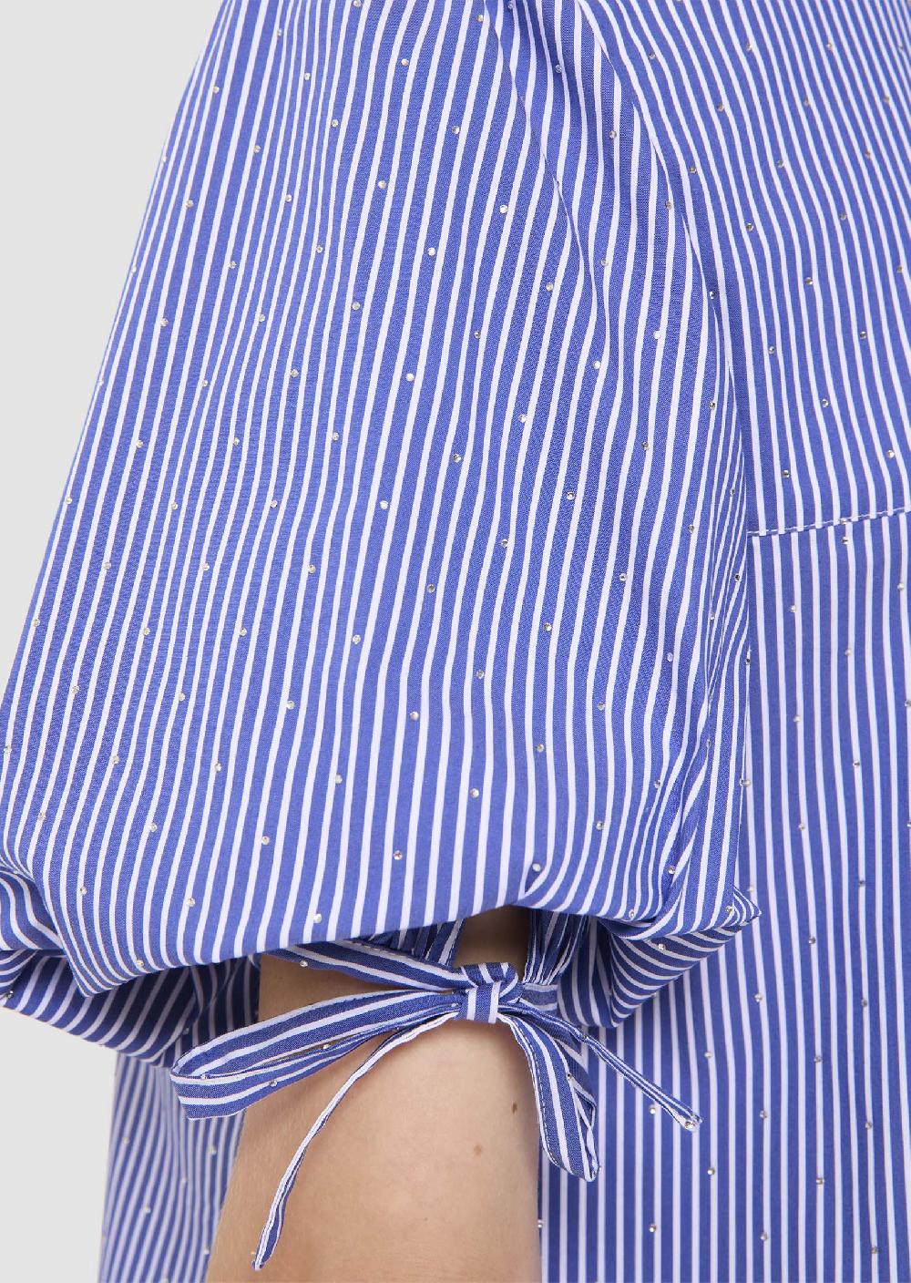 Tara Jarmon Chemise Calybleue à Rayures Et Strass