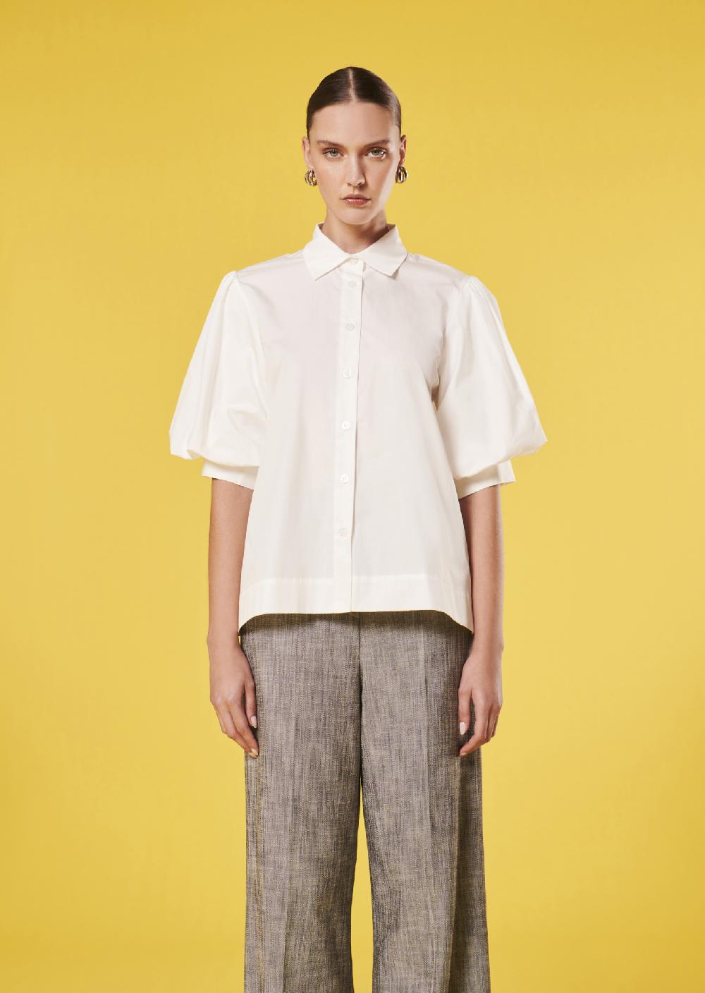 Tara Jarmon Chemise Calypsoblanche En Popeline