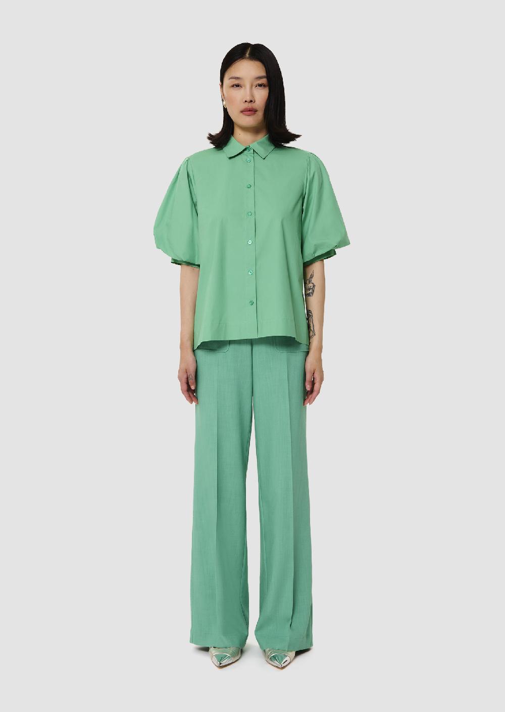 Tara Jarmon Chemise Calypsoverte En Popeline