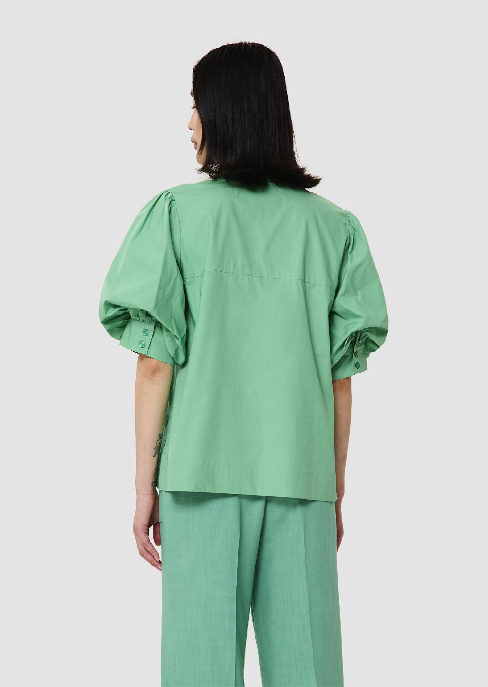 Tara Jarmon Chemise Calypsoverte En Popeline