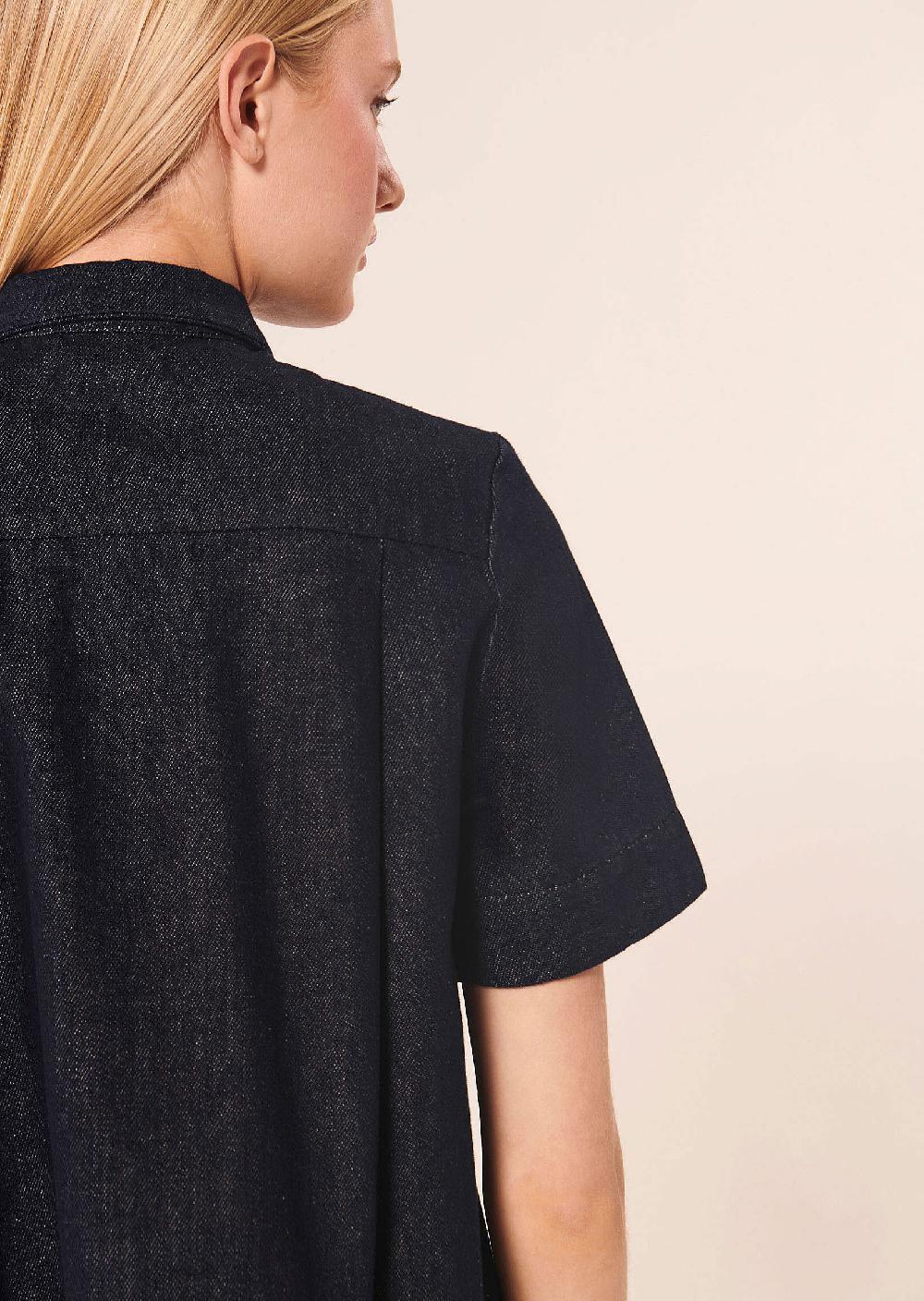 Tara Jarmon Chemise Camiliableu Marine En Denim