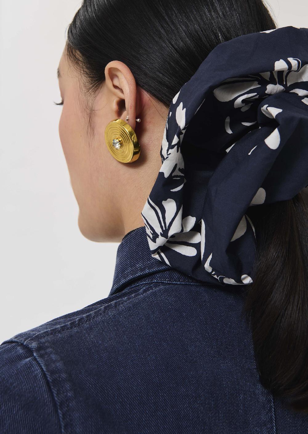 tara jarmon Chouchoubleu nuit imprimé fleuri