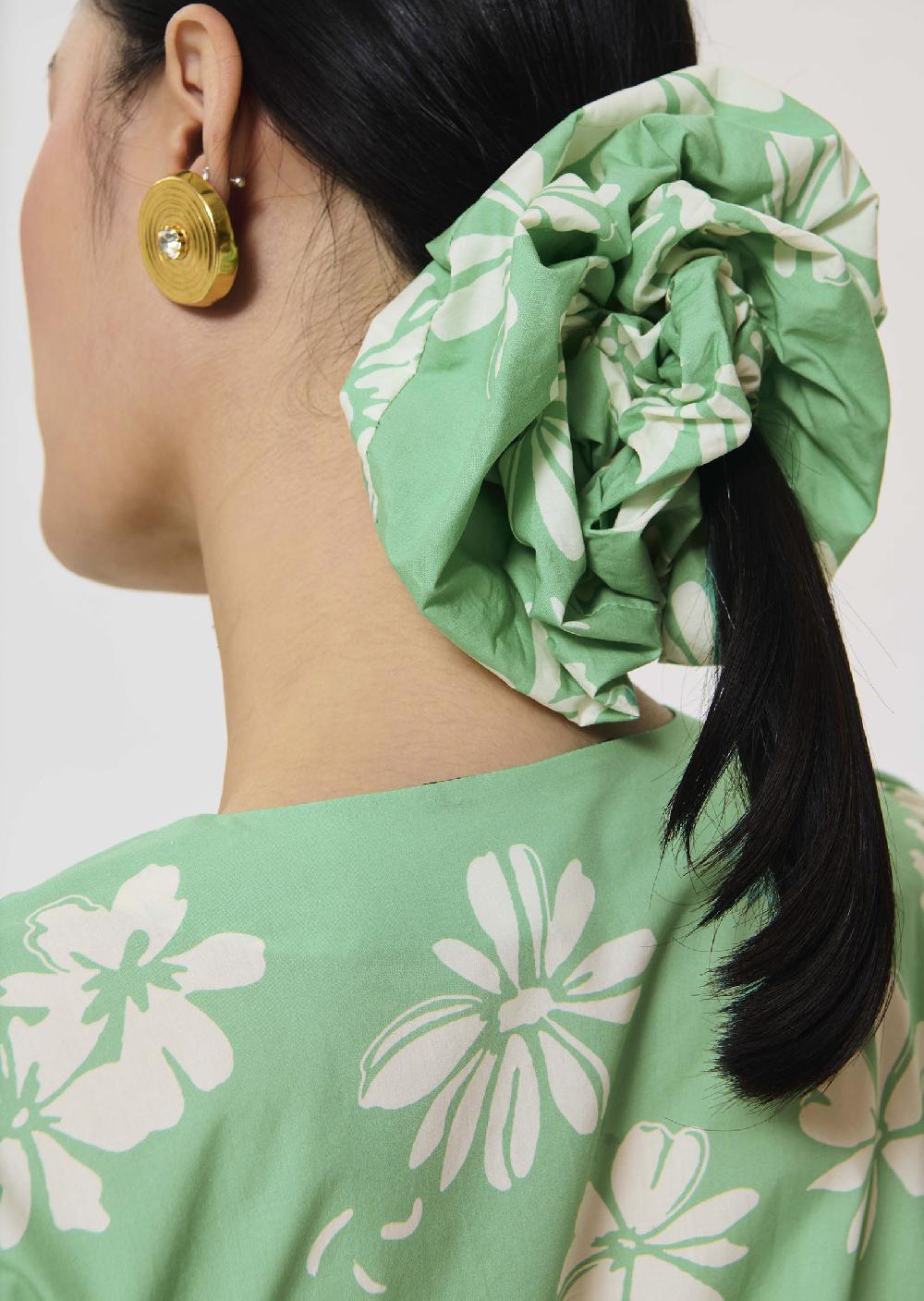 tara jarmon Chouchouvert imprimé fleuri