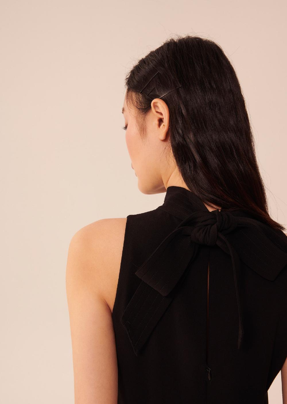 Tara Jarmon Combinaison Cecilenoire En Crêpe