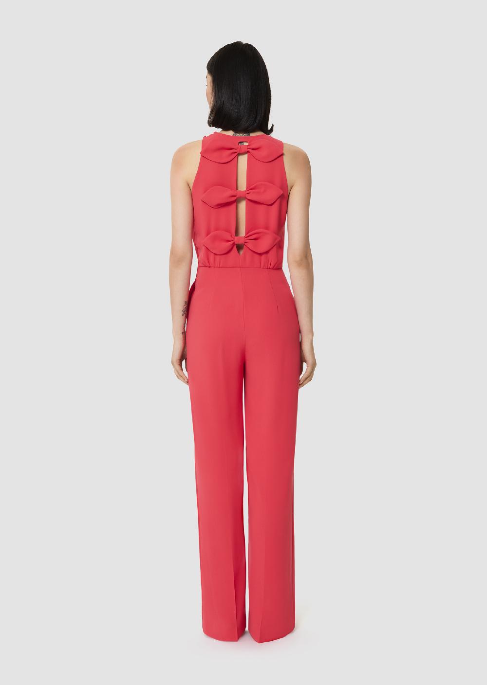 Tara Jarmon Combinaison Cherryrouge En Crêpe